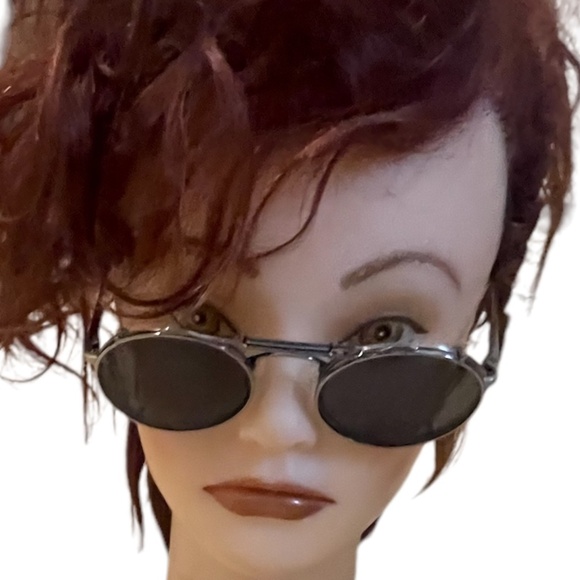 Vintage Randolph Engineering RE 801 EYEGLASSES FRAMES 48-22-145mm, Gold Tone - Picture 2 of 11